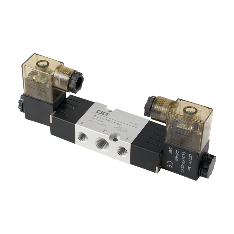 4M Series Pilot Operated Side Panel 5 Way Solenoid Valve